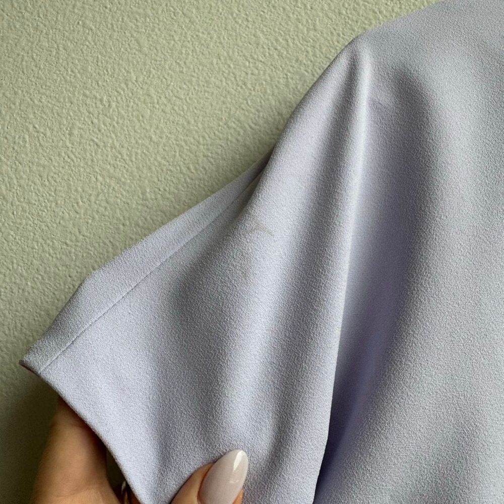 J.Crew 365 Satin Crepe Sleeveless Blouse Lavender Purple Women's Size 4 / Small - Picture 6 of 7